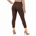 Leggings Térmicos Afelpados para Mujer Unitalla Pretina Alta Café