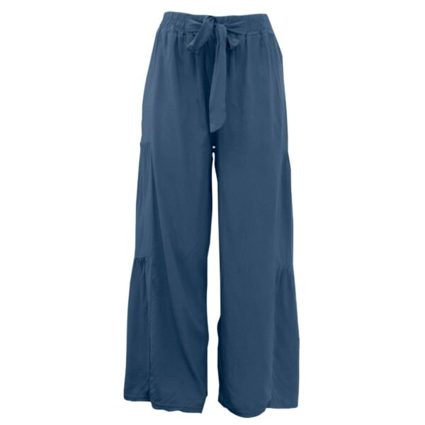 Pantalon Jera Casual Azul Mar