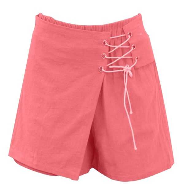 Falda Short Unitalla Strech Ajustable 2 en 1 Rosa