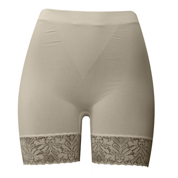 Short Licra Encaje Dama Unitalla Beige