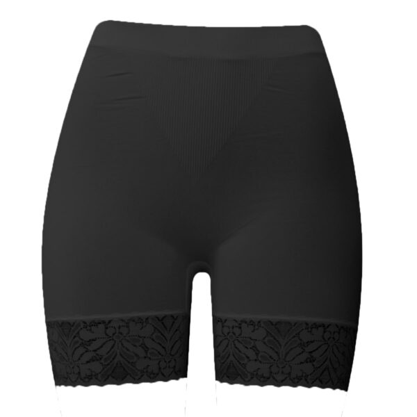 Short Licra Encaje Dama Unitalla Negro