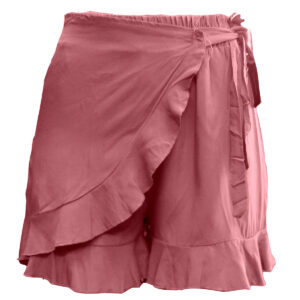 Falda Short Unitalla Strech Ajustable 2 En 1 Rosa