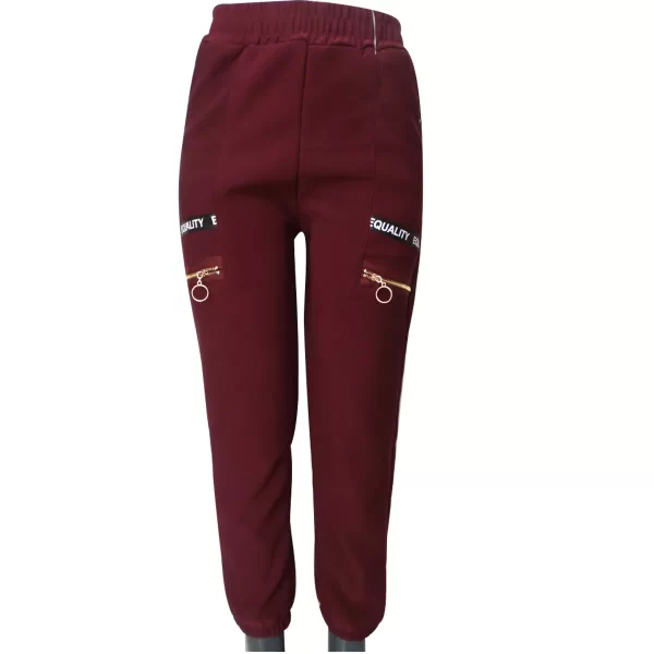 Pantalon Peludo Unitalla Otoño Invierno Vino