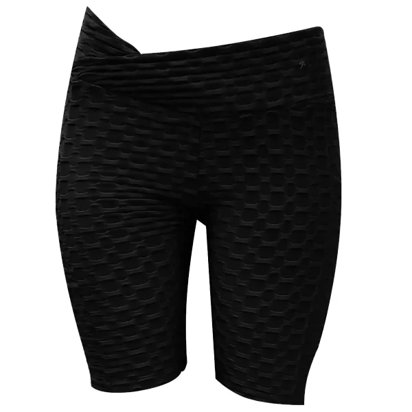 Short Licra Deportiva Gym Levanta Pompa Negro