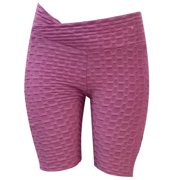 Short Licra Deportiva Gym Levanta Pompa Rosa