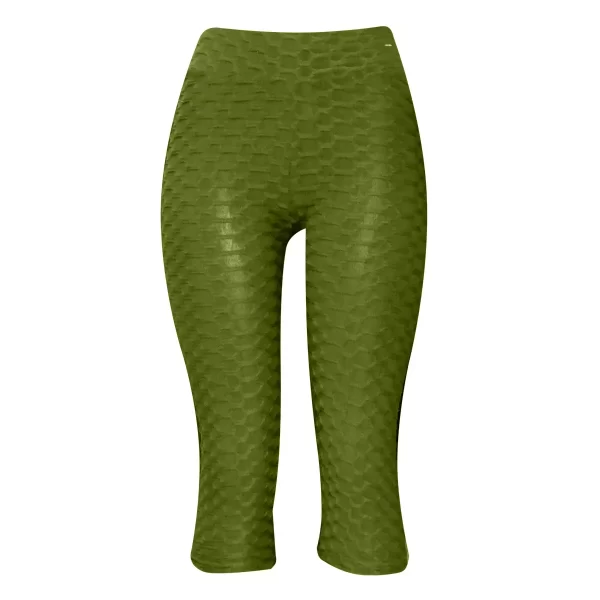 Leggins Capri Pescador Verde Olivo